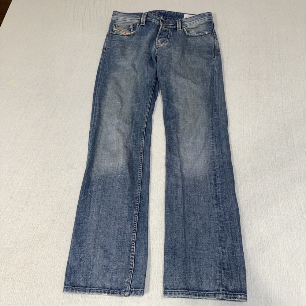 Diesel Larkee Mens 31x32 Regular Straight Blue Jeans Button Fly 008AT